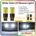 CANBUS White LED Reverse Light Bulbs For Car (Pack of 2) 7440 T20 Waterproof, High Quality, Super Brightness Hazard / Blinker led Lights. 
