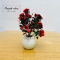 Mini flower Pot Unique Artificial Flowers Plant Home, Office And Kitchen Decoration Purpose Decorating Flowers, Artificial Attractive Flowers For Home, Office And Kitchen Decor ,Party Gift. 