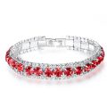 Exquisite Red Crystal Bracelet for Women. 
