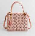 Zushaam-Hand bag for girls Black & White Leather bags for girls Cross body bags for girls and ladies Shoulder bag for girls with adjustable starp For Women. 