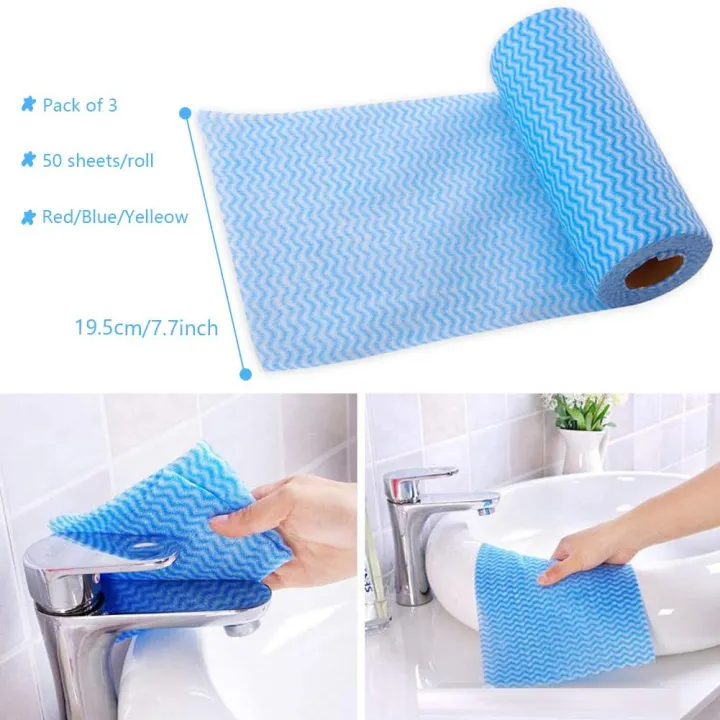 Kitchen%20Disposable%20Cleaning%20Towels%20Kitchen%20Tissue%20Roll,%20Light%20Thin%20Nonwoven%20Cloth%20Reusable%20Dish%20Cloth%20Napkin%20Rag,%20Cleaning%20Wipe%20for%20Home%20Bathroom%20Office%20Bedroom%20Clean%20Up%20Hand%20Drying,%2050%20Sheets/Roll,%20Random%20Color%20-%20Image%203
