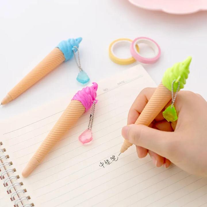 01 PC Cute Creative Ice Cream Gel Pen Children Student Stationery School Supplies