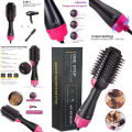 One Step 3-in-1 Hair Dryer, Straightener, and Curler, Hot Air Brush for Women and Girls. 