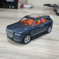 Rolls Royce Cullinan Hatchback Model Mini Metal Car For Kids - Pull Back and Die cast - 4 inches - Blue Grey. 