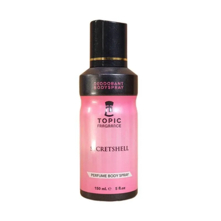 Topic Fragrance Secret Shell Perfume Body Spray 150ml
