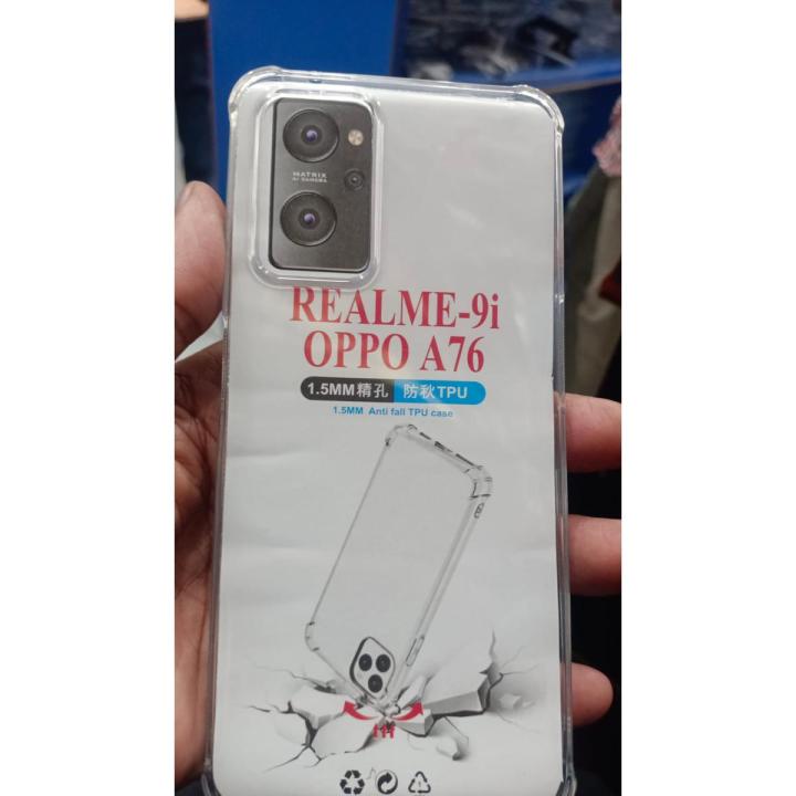 Oppo Realmee 9I AirBag anti shock Drop Resistance Crystal Clear Back Cover Case Flexible and Soft With Camera Protection Bumper Case