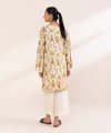 Sapphire Stitched - Printed Arabic Lawn Shirt For Women - Women RTW / Stitched. 