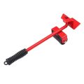 Belity Heavy Furniture Moving Kit Easy Mover Appliance Roller Lifter Moving System with 4 Wheel Sliders Lifter Kit for Moving Sofa Cabinet Table 180 Degree Adjustable Head of Pry Bar. 