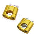 2 PCS Off Road 22mm Motorcycle Handlebar Riser Motorcycle Bar Clamps Handlebar Risers Adapter Frame Slider for All Motorcycle. 