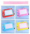 Magic Slate Drawing and Writing Board for Kids Children's Color Magnetic Magic Slate Drawing Board Cartoon Color Writing Board with 3 shapes Stamp Baby educational children's toys writing print drawing board magnetic board Best Gift For Kids. 