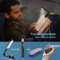 Book Light, USB Rechargeable Reading Light with Contact Sensor, Flexible Clip on Book Light for Reading in Bed. 