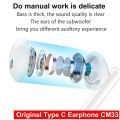 Handfree – Type c Handfree – Earphones – Android Handsfree - Stereo Sound Bass – Type c Handsfree With Mic – Original Handfree – Noise Cancellation - High Quality Earphones – White Handfree – Hi Power. 