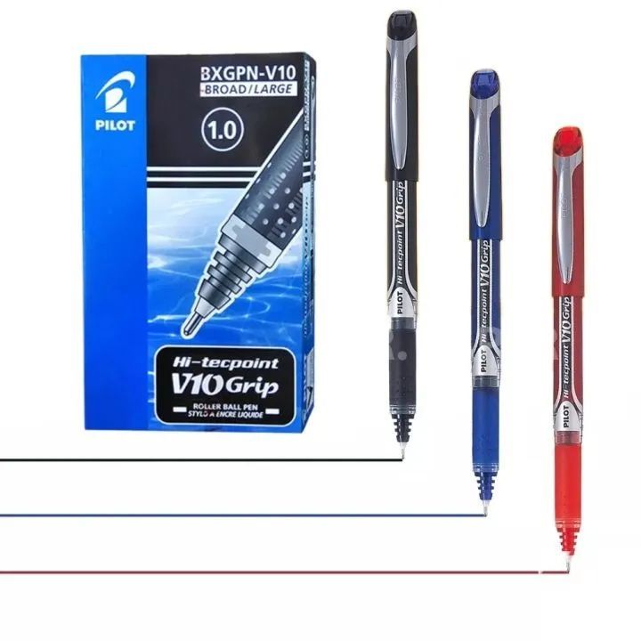 Pilot Hi-Tec point V10 Grip Rollerball Pen (1 Pcs)