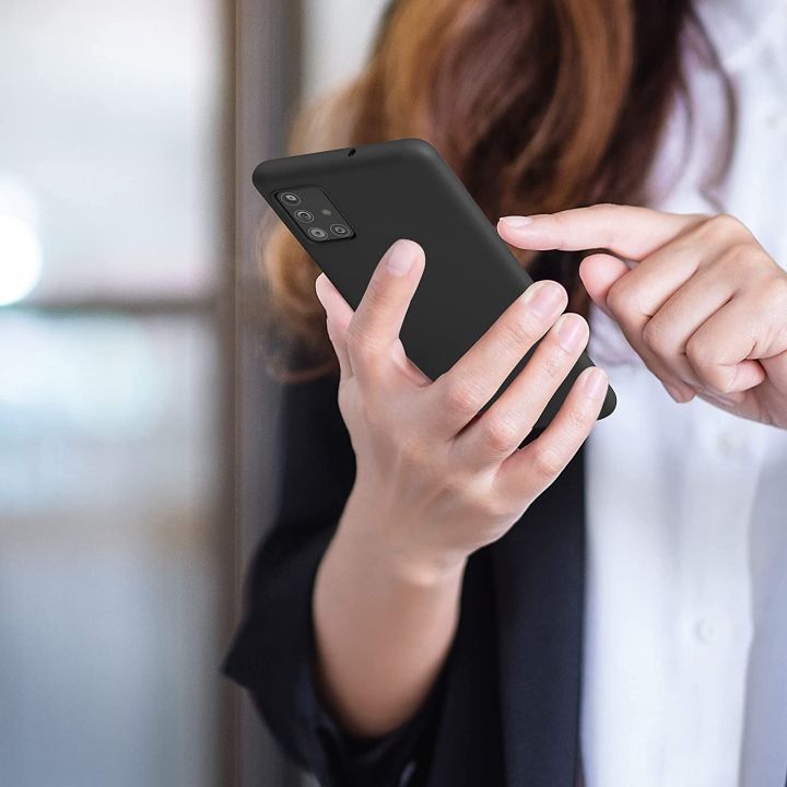 Samsung%20Galaxy%20A51%20Soft%20Silicone%20Shockproof%20Back%20Cover%20-%20Matte%20TPU%20Case%20-%20Image%2010