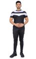 FDK-Black & White V-pennel Dry Fit Summer Tracksuit. 