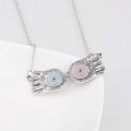 Rj Movie Hp Magic School Luna Lovegood Glasses Pendants Necklaces Witch Wizard Double Hands Men Love S Jewelry. 