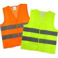 Safety Jacket / Safety Vests - Yellow Reflective Strips High Visibility Traffic Jacket. 