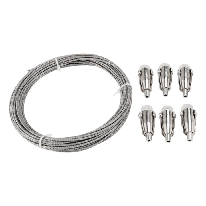 10M Stainless Steel Wire Rope PVC Coated Steel Cable for Hang
