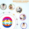 1 PC Hand Pressure Ring Shape Snapper Fidget Toy Squeeze Grab Snap Hand Toys Squeeze to Eliminate Anxiety Noise Maker Stress Relief Finger Sensory Fidget Game Toy For Child Youth and Adults. 