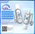 EAGET FU68 Fingerprint Encryption USB Flash Drive 32G 64G 128G 256G Type-C USB 3.2 Data Encryption Stick,USB Memory Storage Disk. 