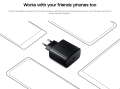 Wall Charger for Super Fast Charging (25 Watt & 45 Watt). 