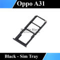 Oppo A31 SIM Tray Sim Jacket Sim Slot Sim Door For A31  - Black. 