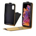 Business Style Vertical Flip TPU Leather Case with Card Slot For Samsung Galaxy Xcover Pro. 