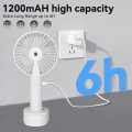 KINZO   Colling Mist Spray Fan With mobile holder   Mini Portable Handheld Water Mist Spray Cooler USB Rechargeable Cooling Fan with mobile stand option. 