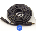 3.5mm Audio Cable TRS Male to Female 7m Extension Cord for Microphones, Headphones, and More. 