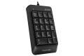 A4Tech Fstyler Numeric Keypad FK13P - Sleek & Slim - Wired USB - (Black) - Splash Resistant - High Quality - Original with S/N - Number pad keyboard for Laptop & PC. 