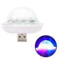 USB Mini Disco Ball Night Light / Micro Portable Dj RGB Crystal Ball LED Atmosphere Lights / Sound Lighting Strobe Stage Par Light For Room Dance Parties Bar Show Club. 