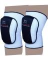 EVO Knee Pad Guards straps wraps colour Black. 