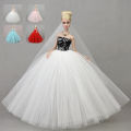 Doll Dress Mesh Play House Doll Wedding Dress Accessories. 