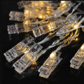 white Flowers Fairy Light - Long Length -  Mini LED Flowers. 