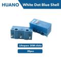 HUANO Mouse Clicker White Dot Blue Shell 20 Millions Clicks. 