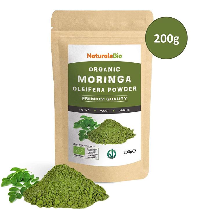 Organic Moringa Oleifera Leaf Powder 200g-Scent:Not Specified | Daraz.pk