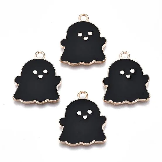 2Pcs%20Black%20&%20White%20High%20Quality%20Cute%20Ghost%20Charms%20For%20Bracelet%20-%20Image%203