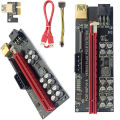 PCIE Riser VER018 PLUS Riser PCI Express X16 Extender USB3.0 GPU Riser for Video Card w/ LED Product weight: 100g. 
