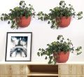 Pack of 1 & 3 Fiber Wall Hanging Planter Pot, Flower Pots for Indoor Plants Wall Planters , Vertical Garden Living Wall Mount Window Hang Indoor Outdoor Plant Flower Basket for Kitchen Herbs Balcony Railing Shelf Fence Bedroom Trellis Decor Modern. 