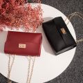 Square Bag Ladies Chain Bag Diagonal Cross Retro Shoulder Bag Fashion Handbag-black. 