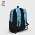 Zezo Bluey Kids School Bag – Allover Print Cartoon Backpack for Boys & Girls | Lightweight KG & Preschool Bag | Durable School Backpack. 