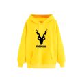 Markhor Printed Hoodie Long Sleeves Drawstring Hood Winter Collection Fleece Kangaroo Hoodies Top Quality for Men. 