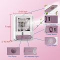 Portable Air Conditioner, Rechargeable Personal Cordless Air Cooler Quiet Desk Fan with 3 Speeds Small Air Conditioner Fan Mini Evaporative Cooler for Small Room Office Dorm and Outdoor. 