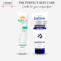 Pack of 2 LivGlow Brightening Face Wash & SunLiv Sun Protection Cream (For Men & Women). 
