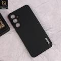 Black Eouro Slim Soft Silicone Back Cover for Samsung A15 Samsung A25 Samsung A35 Samsung A55. 