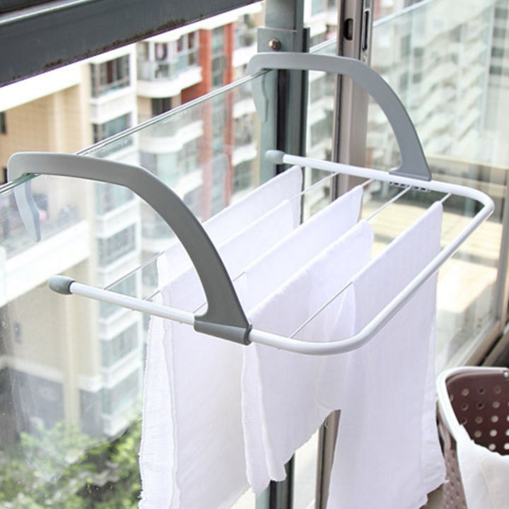 Folding%20Towel%20Clothes%20Drying%20Hanger%20Shelf%20Balcony%20Laundry%20Storage%20Holder%20Rack%20-%20Image%209