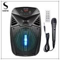 Sixonic 100% Original 6.5 Inch Portable Rechargeable Wireless Bluetooth Speaker With Microphone and Remote Control Super Loud Woofer Speaker FM Radio, USB and Memory Card Supported. 