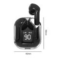 Air 31 Crystal Wireless Earbuds (with Pouch)|Wireless Earbuds { Silicon Case/Cover } High-Quality Bluetooth 5.3 ENC,Air31 Bluetooth Airpods wireless Crystal Earbuds Headset Transparent Charging Case, Air31 Wireless Earbuds Bluetooth 5.3. 