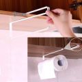 Paper Towel Holder Iron-made Kitchen Tissue Holder Toilet Paper Holder Towel Rack Kitchen Cabinet Holder Bathroom Organizer. 