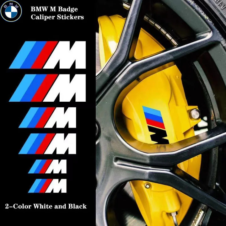 Car Brake Caliper Sticker Heat Resistant Decals Auto Accessories for Bmw Performance E46 E90 E60 F10 F30 E39 E36 F20 E87 G30 E92